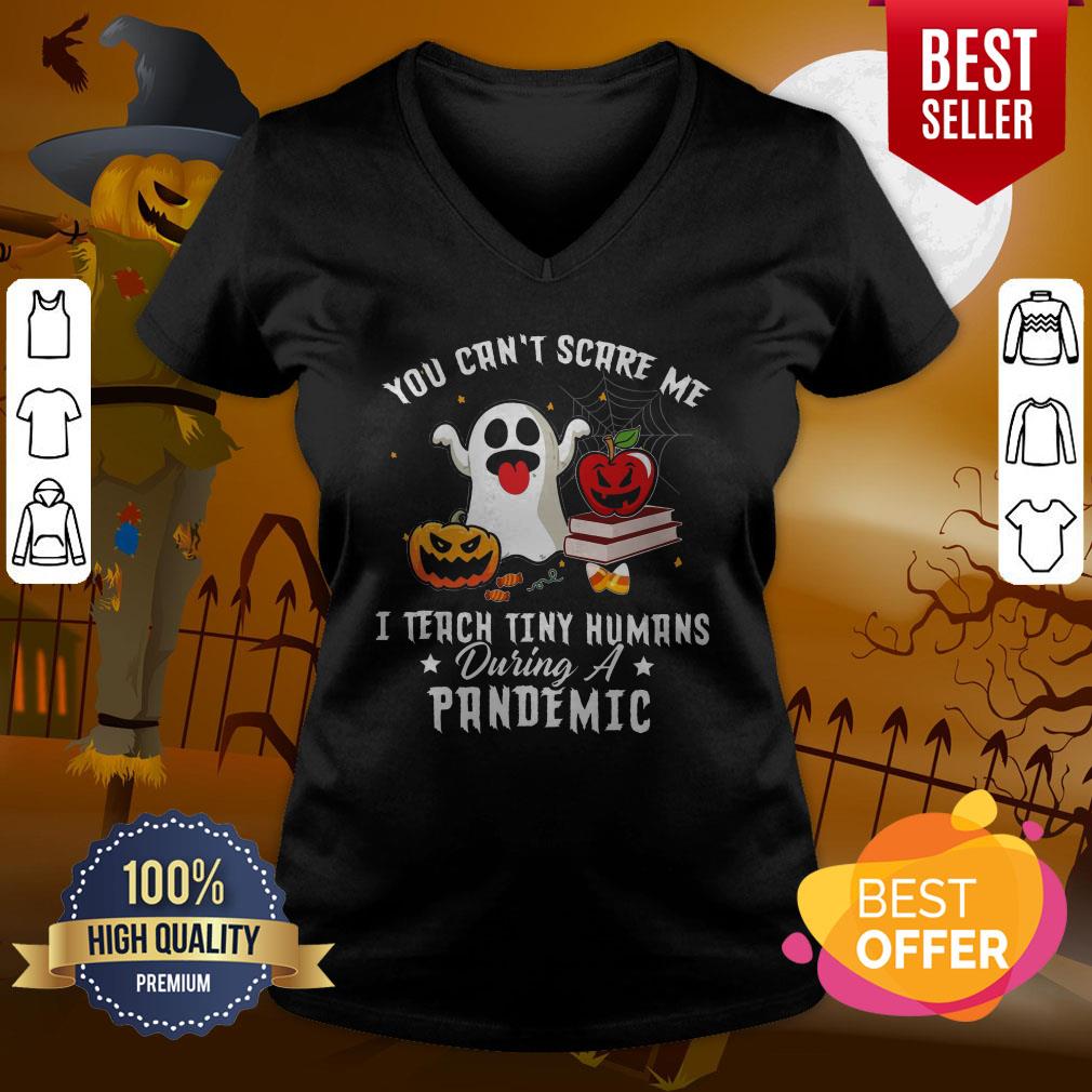 Happy You Can’t Scare Me I Teach Tiny Humans During A Pandemic Shirt - Image 2