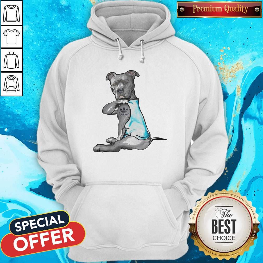 Premium Pitbull Tattoo Adidas Shirt - Image 5