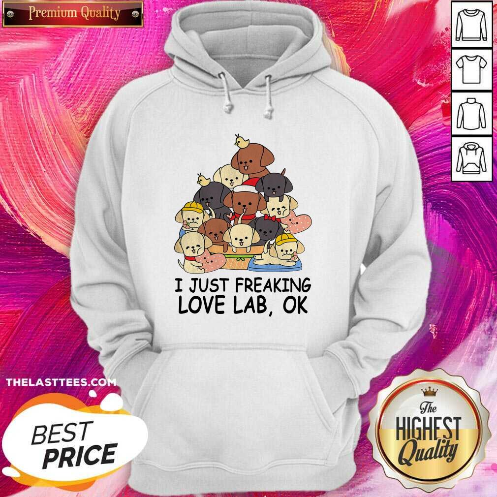 Good Dogs I Just Freaking Love Lab Ok Shirt - Image 5