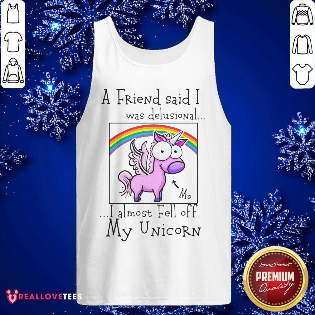 I Almost Fell Off My Unicorn Shirt - Image 4