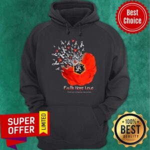 Alternative view of Faith Hope Love Flower Shirt