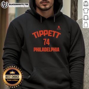 Alternative view of Nice Owen Tippett 74 Philadelphia Flyers T-Shirt
