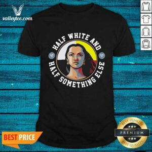 Half White And Half Something Else Vintage Shirt