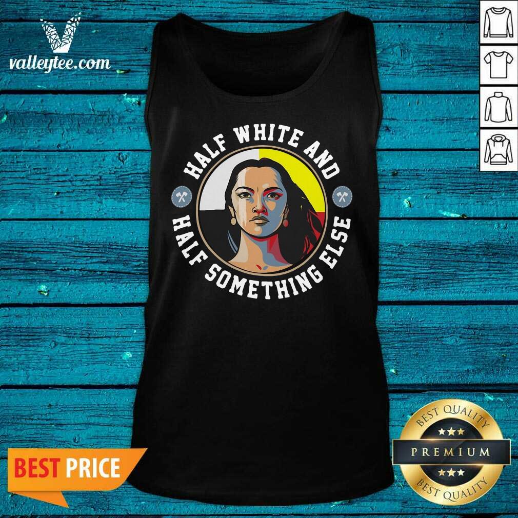 Half White And Half Something Else Vintage Shirt - Image 5