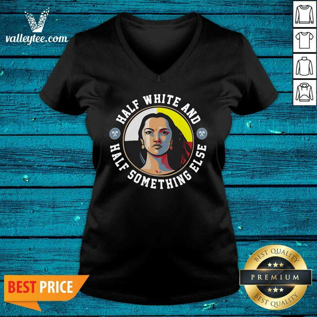 Half White And Half Something Else Vintage Shirt - Image 4