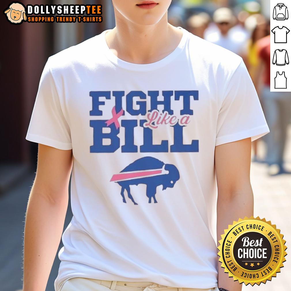 Awesome Breast Cancer Awareness Fight Like A Buffalo Bills T-Shirt