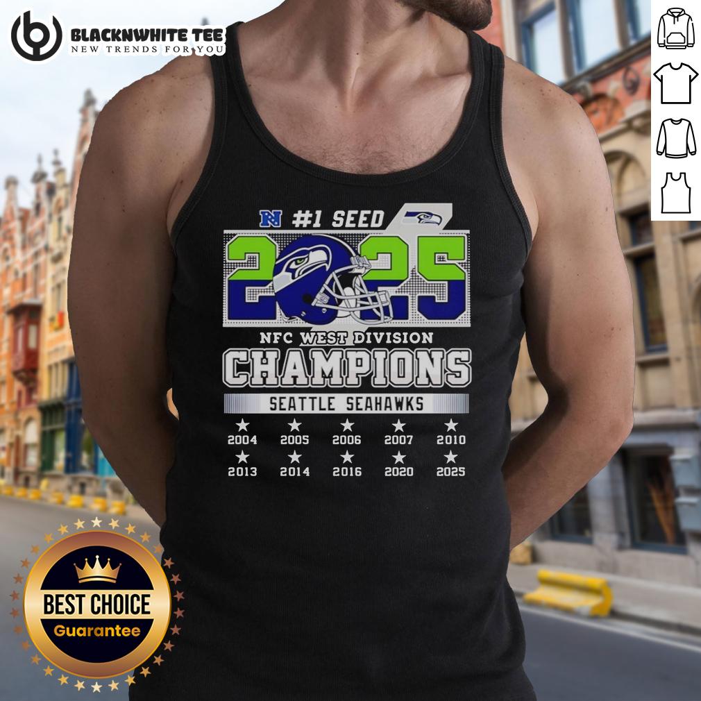 Official Seattle Seahawks Nfc West Division Championship 2025 T-Shirt - Image 4