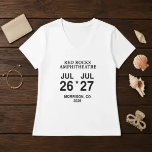 Alternative view of Good Red Rocks Amphitheatre July 26 To 27 2026 Morrison CO Event Shirt