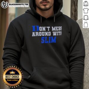 Alternative view of Awesome Duke Blue Devils Don't Mess Around With Slim T-Shirt