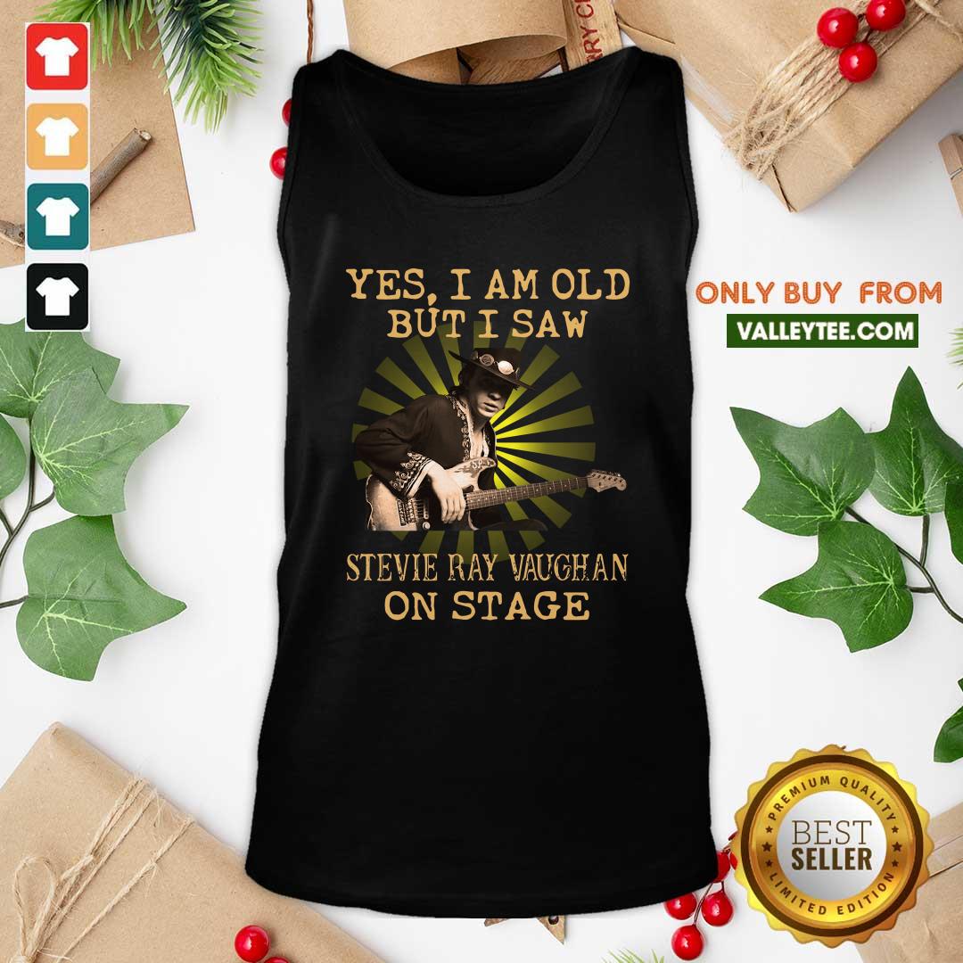 Luxury Yes I Am Old But I Saw Stevie Ray Vaughan On Stage Shirt - Image 4