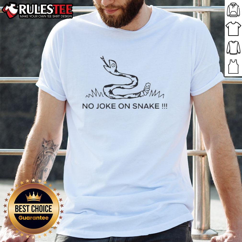 Top No Joke On Snake Logo Meme T-Shirt