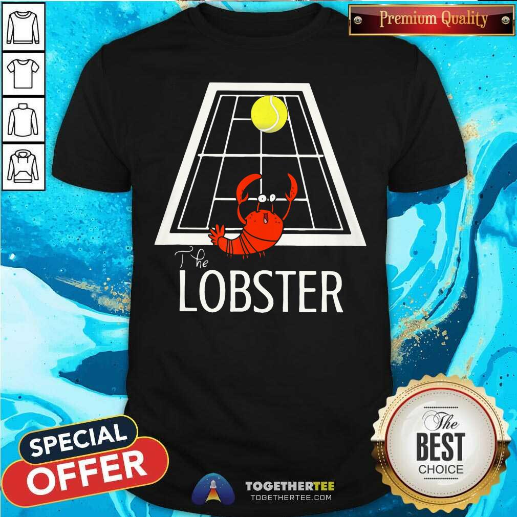 Cool The Lobster Play Tennis Shirt