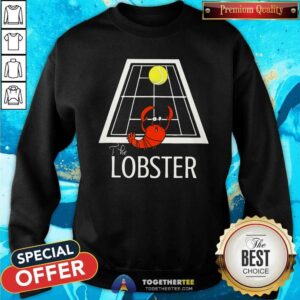 Alternative view of Cool The Lobster Play Tennis Shirt