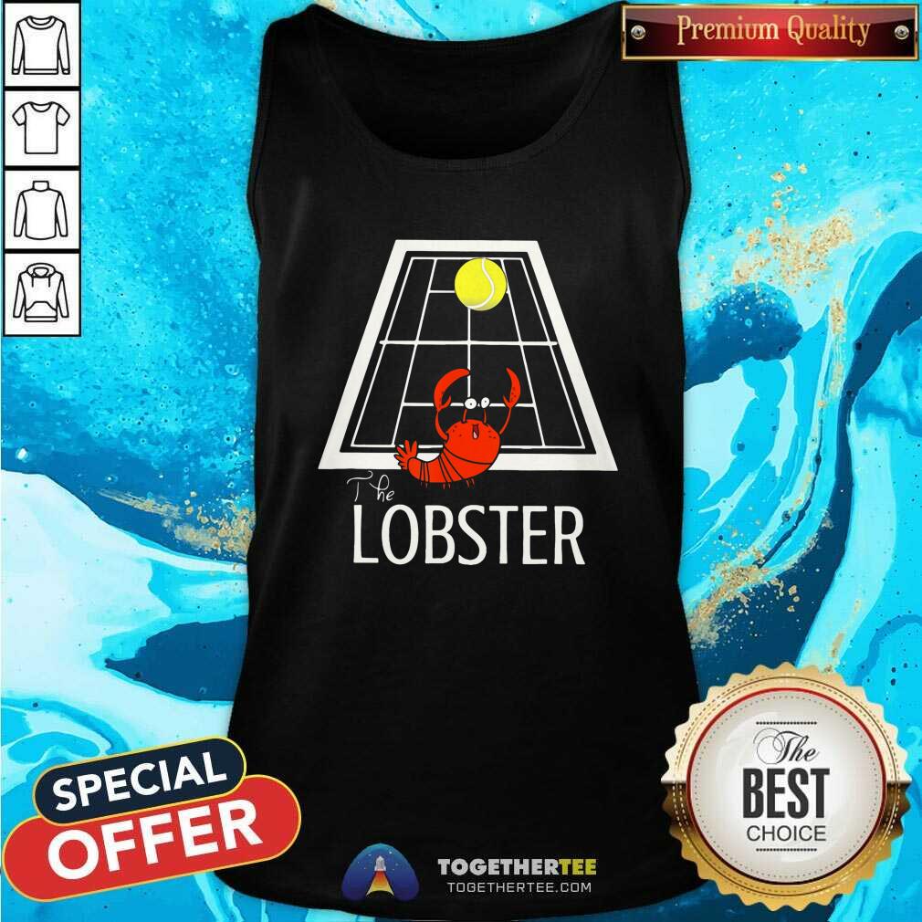 Cool The Lobster Play Tennis Shirt - Image 4