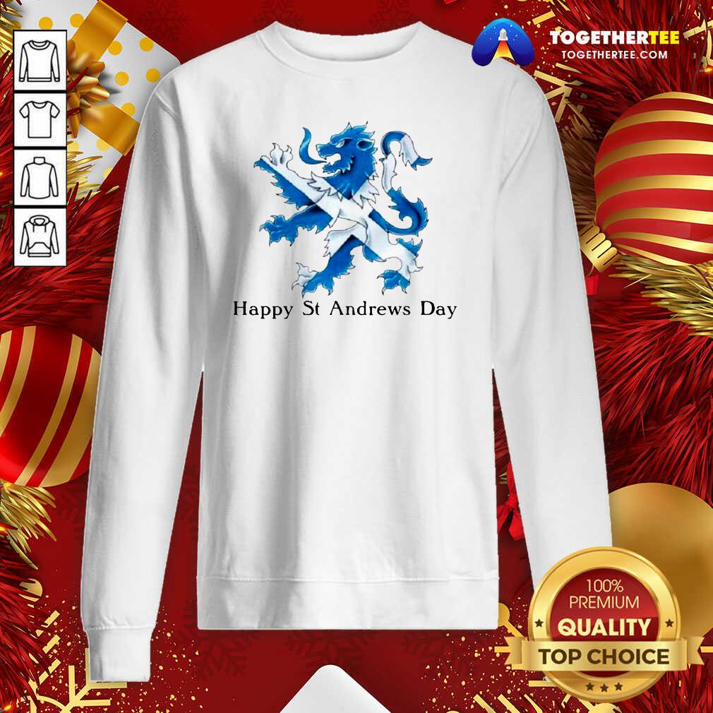 Premium St Andrew's Day Celebration Lion T-Shirt - Image 4