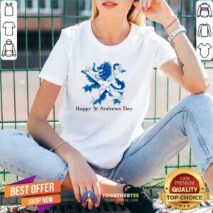 Alternative view of Premium St Andrew's Day Celebration Lion T-Shirt