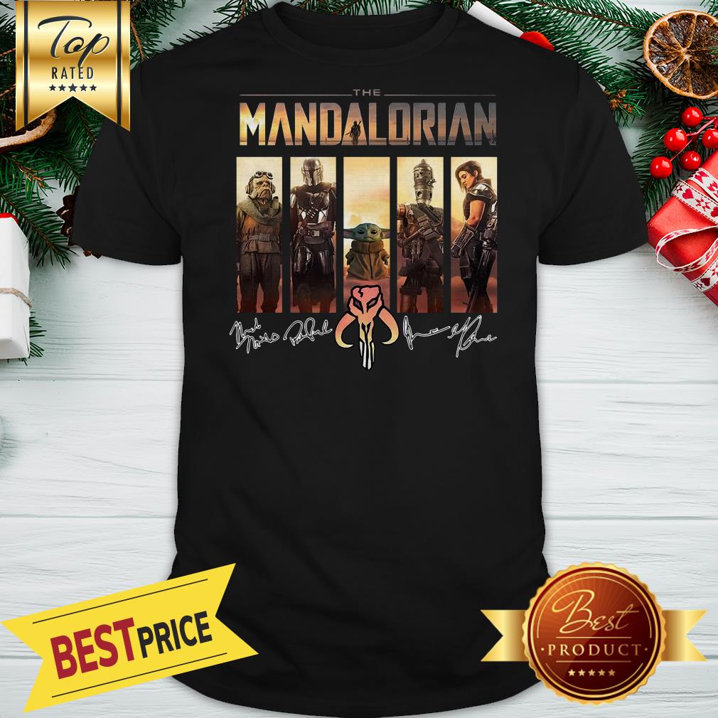 The Mandalorian Characters Signatures Shirt