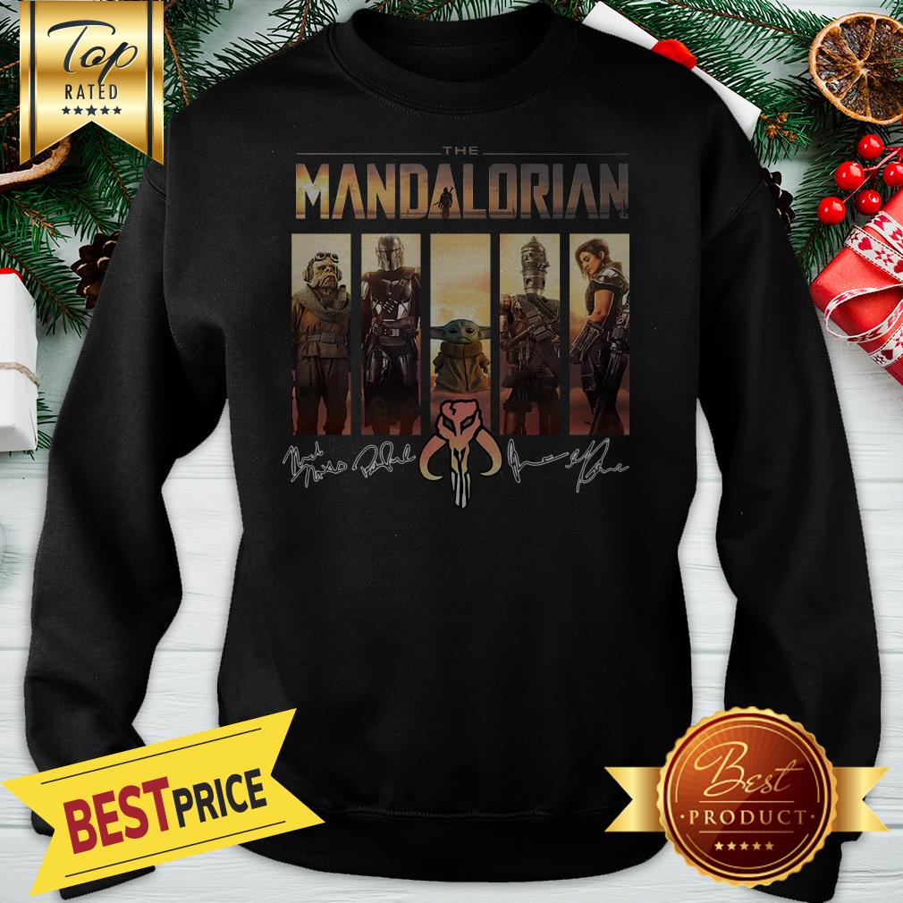The Mandalorian Characters Signatures Shirt - Image 4