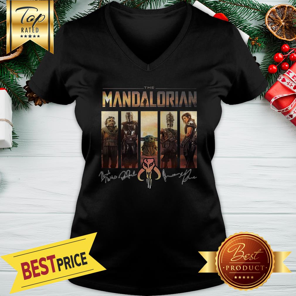 The Mandalorian Characters Signatures Shirt - Image 2