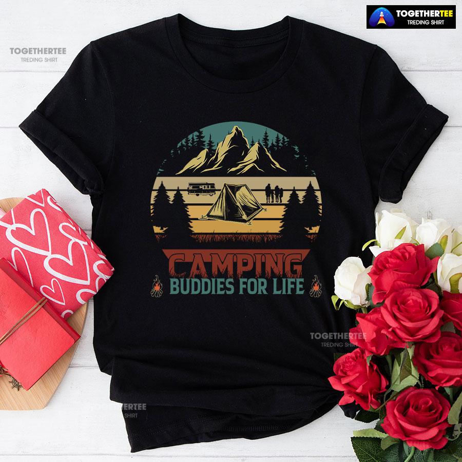Camping Buddies For Life Vintage T-Shirt
