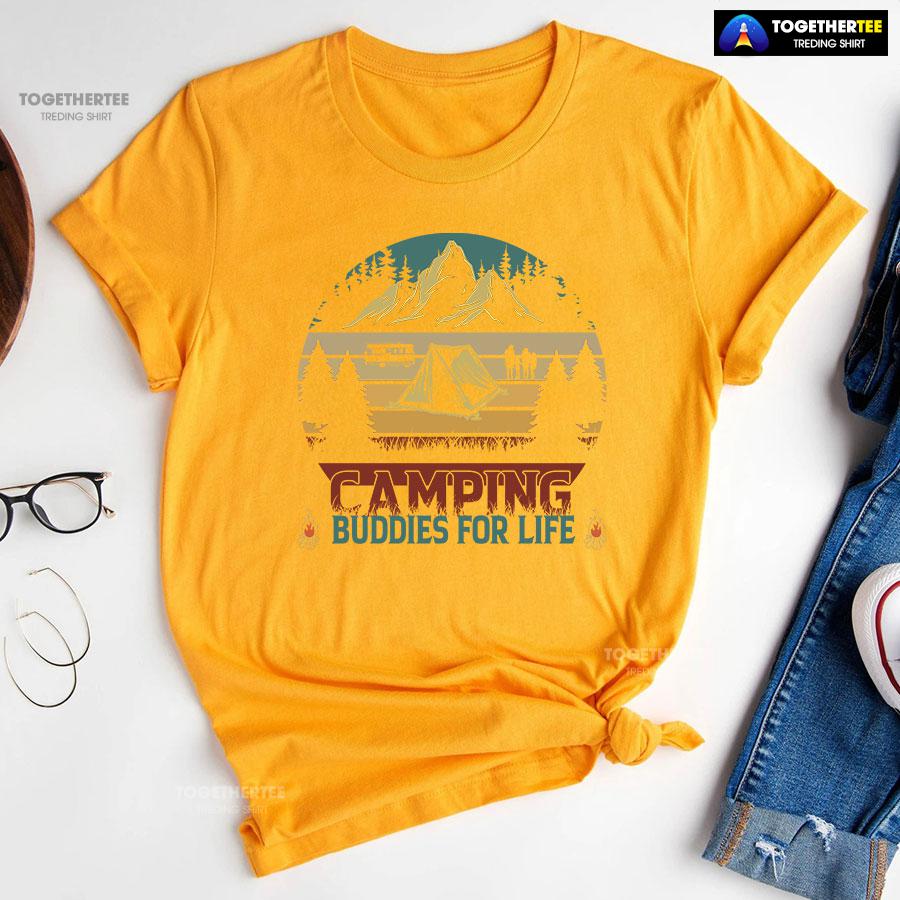 Camping Buddies For Life Vintage T-Shirt - Image 11