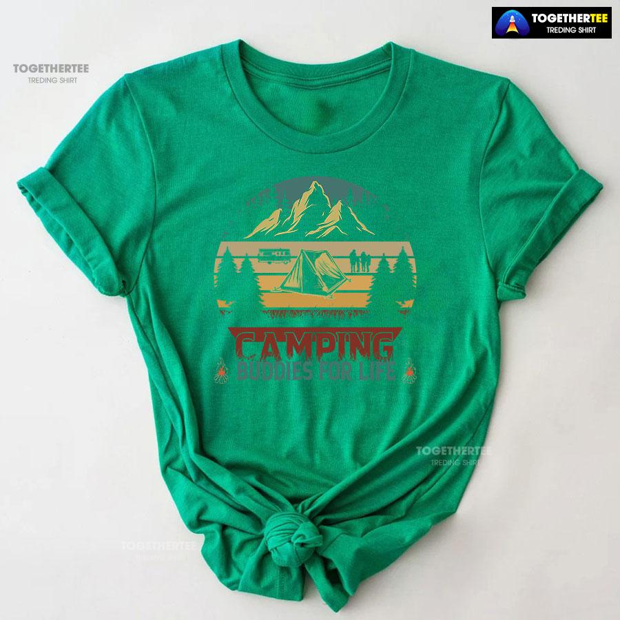 Camping Buddies For Life Vintage T-Shirt - Image 9