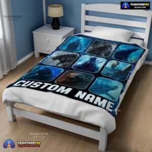 Alternative view of Official King Of The Monsters Godzilla Blanket Fleece Customized Blanket