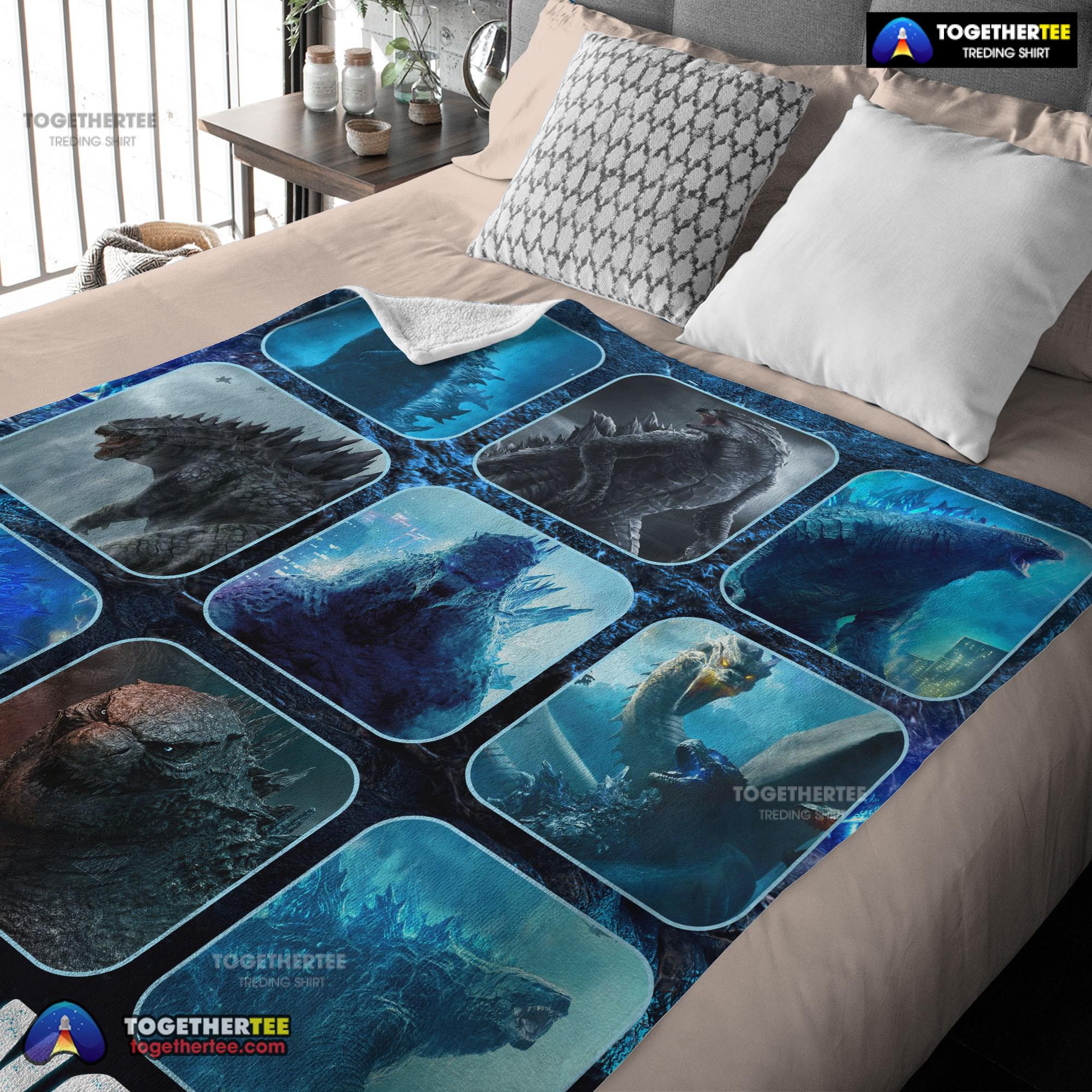 Official King Of The Monsters Godzilla Blanket Fleece Customized Blanket - Image 3