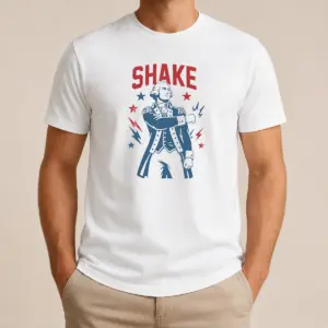 Funny Shake Ben Franklin Fourth Of July America 2026 Shirt