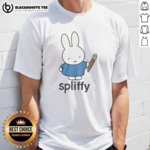 Awesome Spliffy Bunny Graphic T-Shirt