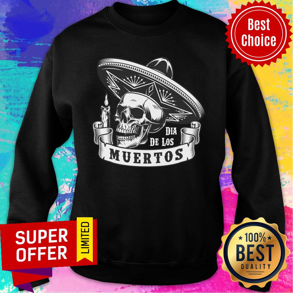 Skull Dia De Los Muertos Death Day Shirt - Image 5