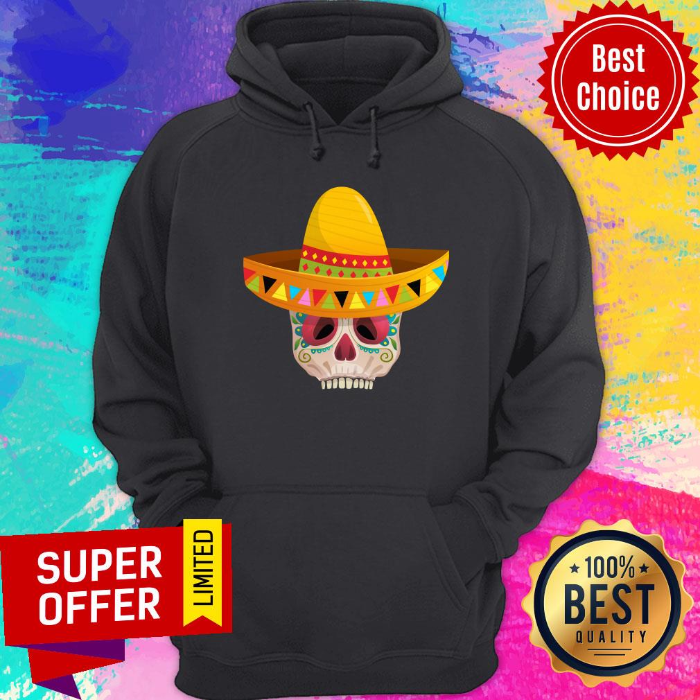 Sombrero Party Hat Skull Mexico Shirt - Image 2