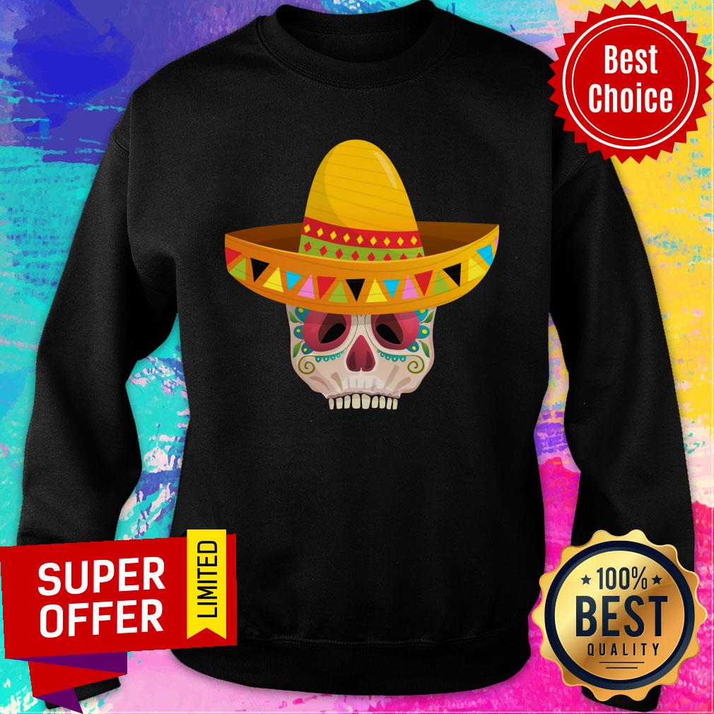 Sombrero Party Hat Skull Mexico Shirt - Image 5