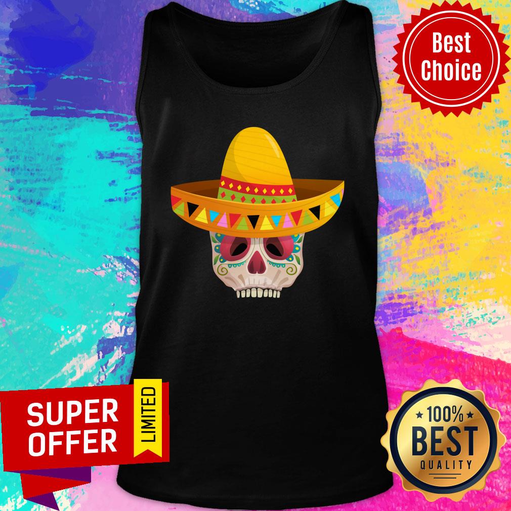 Sombrero Party Hat Skull Mexico Shirt - Image 4