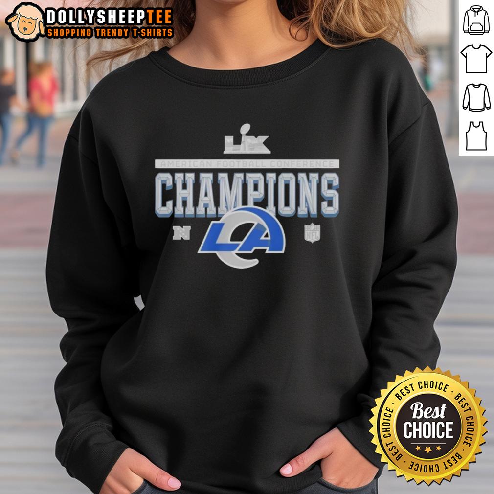Good Los Angeles Rams 2026 American Football Conference Championship T-Shirt - Image 5