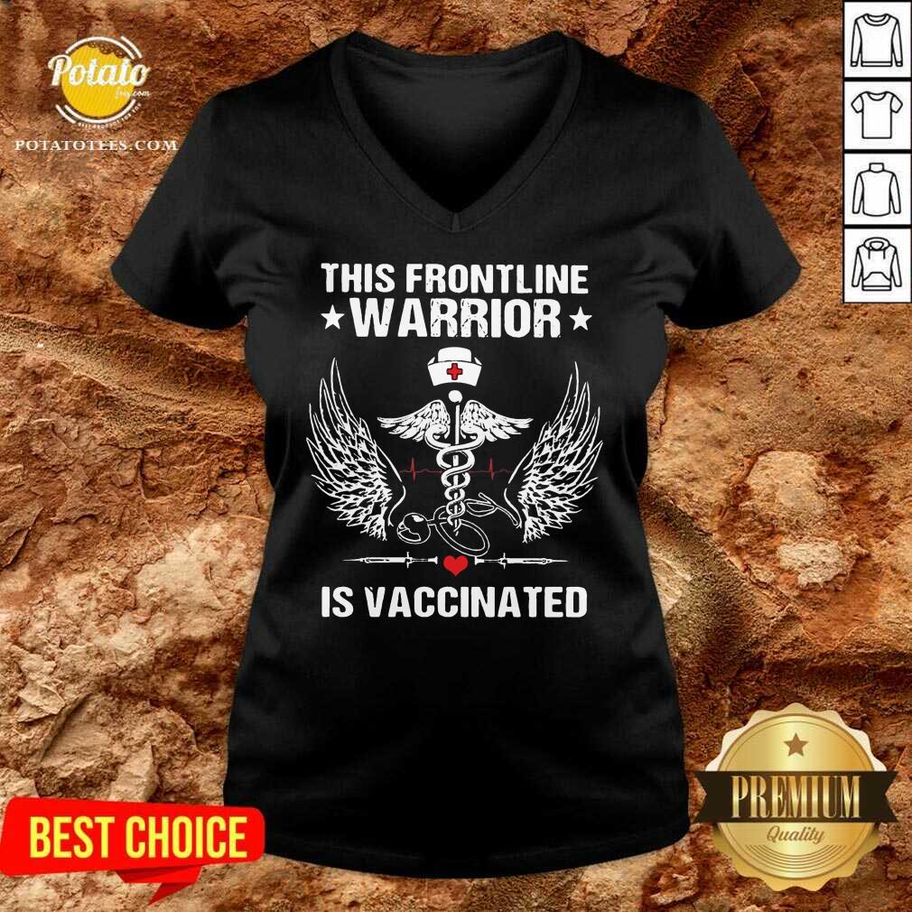 Good This Frontline Warrior Is Vaccinated Shirt - Image 2