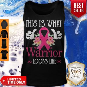 Alternative view of Cute This Is What Warrior Looks Like Breast Cancer Shirt