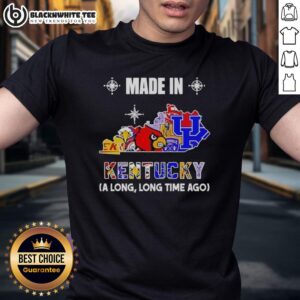 Good Made In Kentucky A Long Long Time Ago State Mashup Logo Teams T-Shirt