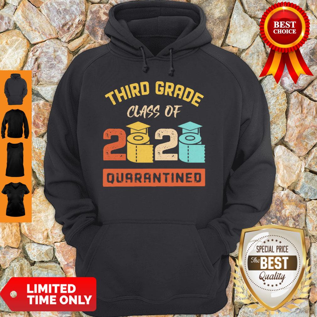 Third Grade Class Of 2020 Toilet Paper Quarantined Vintage Shirt - Image 4