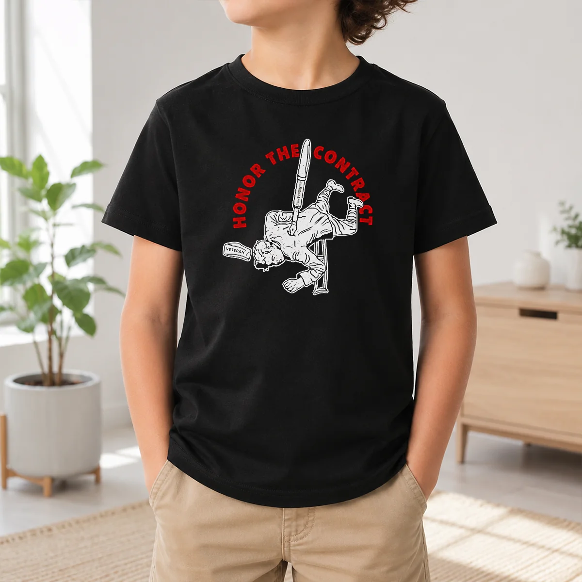 Nice Military Honor The Contract Veteran Stab With Pen Metaphor Shirt - Image 9