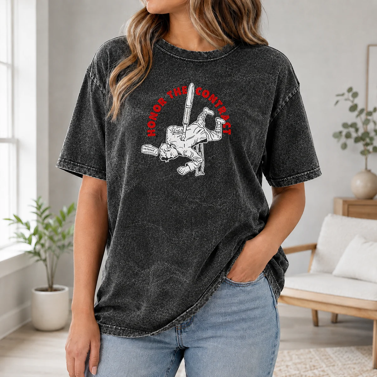 Nice Military Honor The Contract Veteran Stab With Pen Metaphor Shirt - Image 8