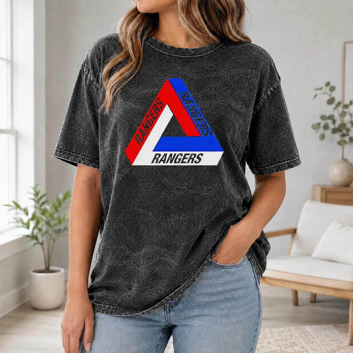 Nice New York Rangers Rangers NHL Team Logo Shirt - Image 7
