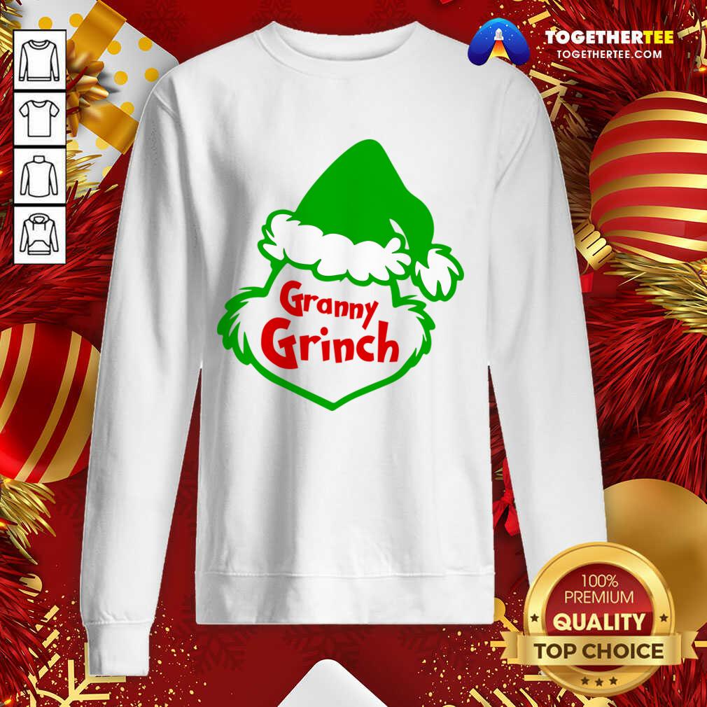 Pretty Christmas Gift Granny Grinch T-Shirt - Image 4