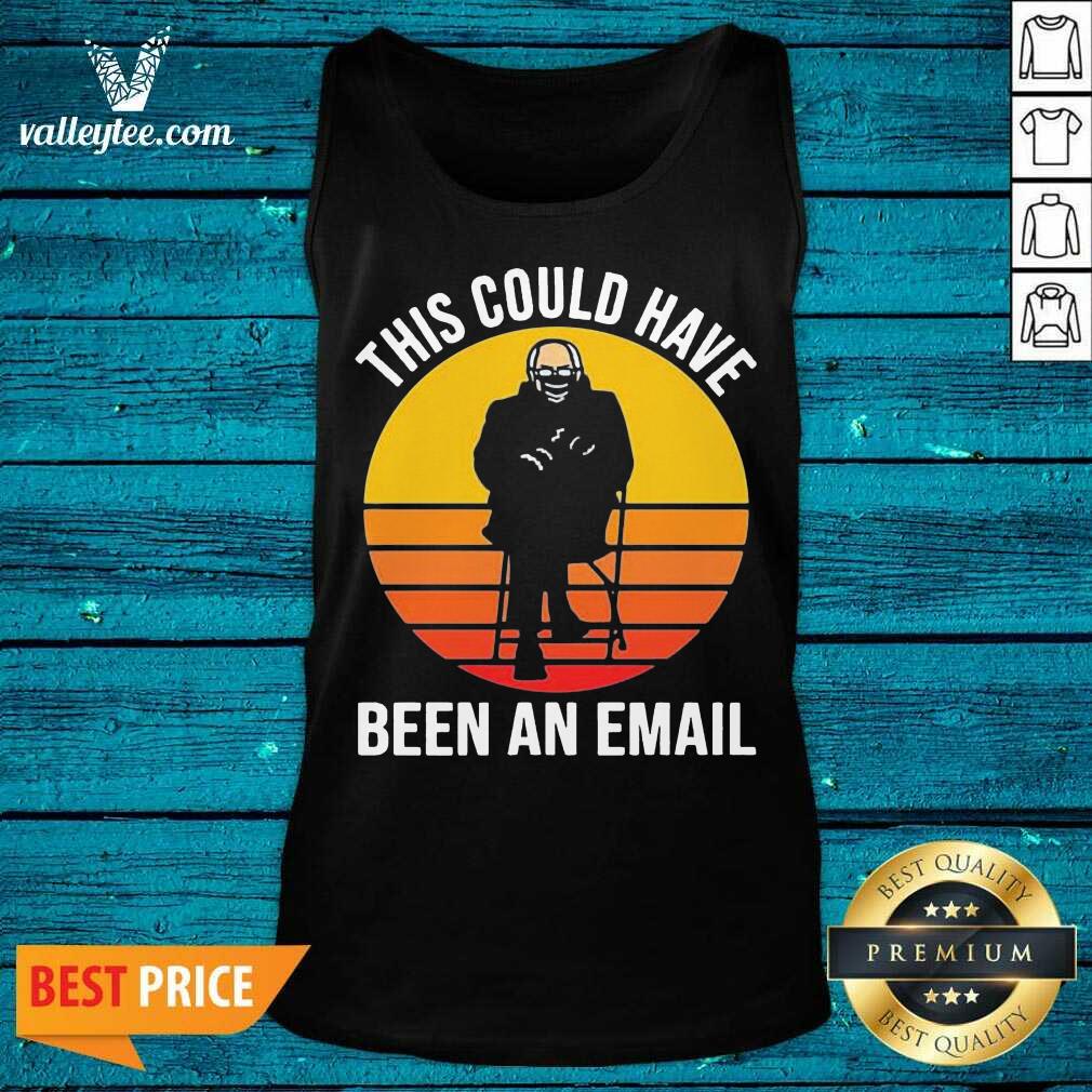Fantastic Bernie This Could Have Been An Email Sunset Shirt - Image 4