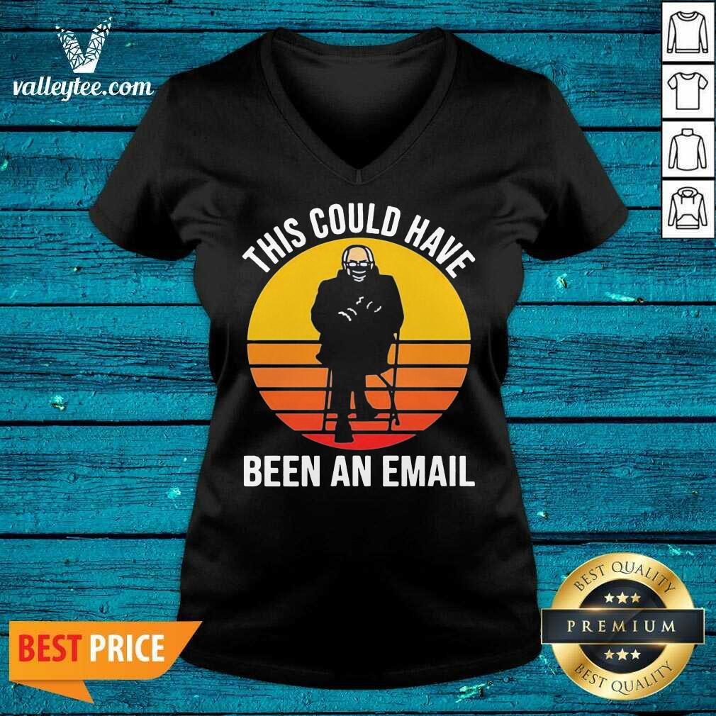 Fantastic Bernie This Could Have Been An Email Sunset Shirt - Image 3