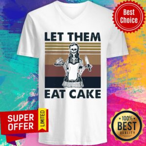 Alternative view of Skull Let Them Eat Cake Vintage Shirt