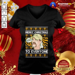 Alternative view of Nice Tiger King Merry Christmas Joe Exotic Big Cat Rescue Carole Baskin SH300 Ugly Christmas Festive Shirt