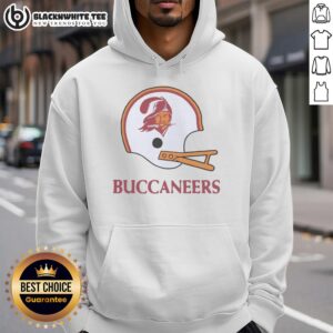Alternative view of Top Tampa Bay Buccaneers Football Logo In Big Helmet T-Shirt