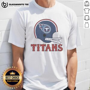 Top Tennessee Titans Football Logo In Big Helmet T-Shirt