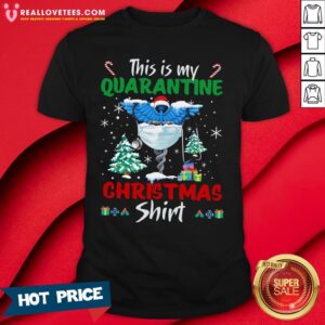 Great This Is My Quarantine Nurse Gift Mask Christmas Shirt